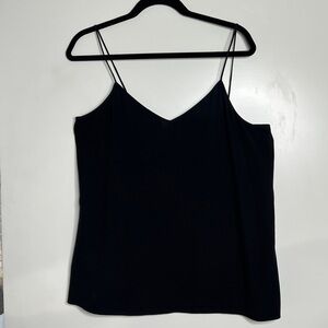 Giorgio Armani Sz 48 Black 100% Silk Camisole